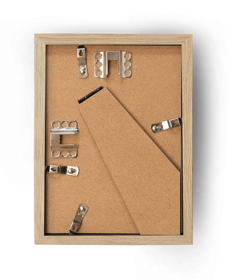 2 Natural Oak Frames, 21x29.7 cm (A4)