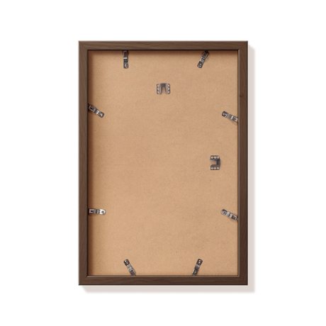 Back of dark oak 12x18 in frame with hanging hardware