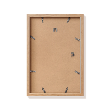 Back of natural oak 12x18 in frame with hanging hardware