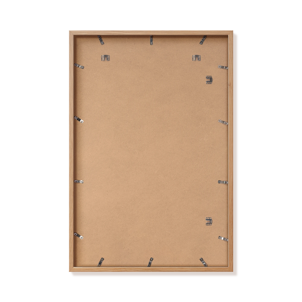 Back of natural oak 24x36 in frame with hanging hardware