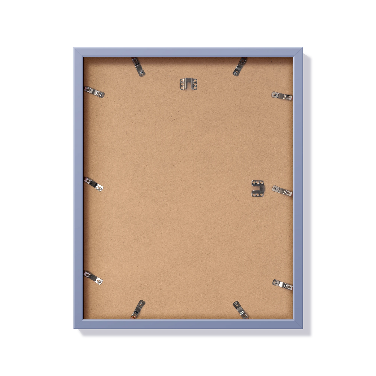 Back of violet 16x20 in frame with hanging hardware