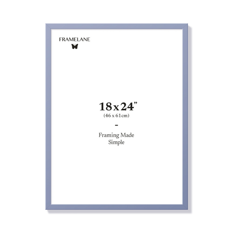 Violet picture frame 18x24 in, front view