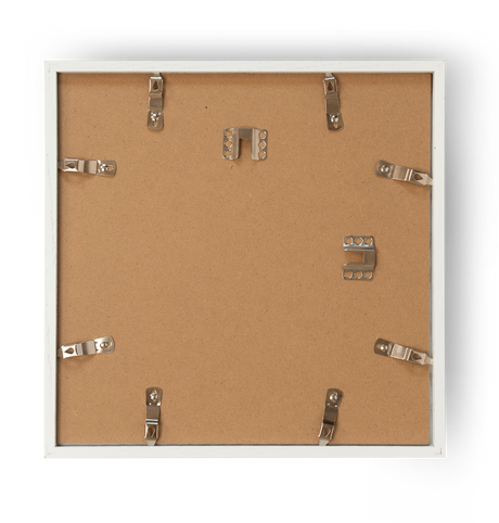 2 Marcos de madera de roble blanco, 30x30 cm