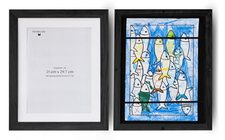 2 Black Oak Kids Art Frames (A4), 21x29.7 cm