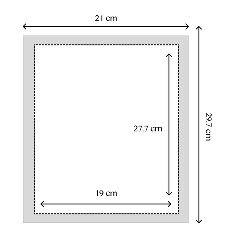 2 Black Oak Kids Art Frames (A4), 21x29.7 cm