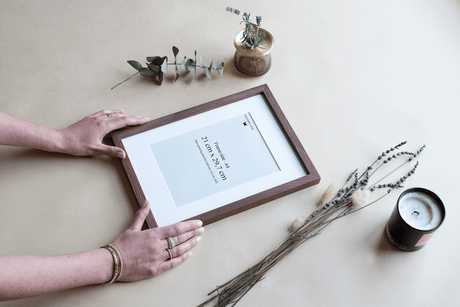 Oak wood frames