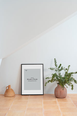 2 Black Oak Frames, 50x70 cm