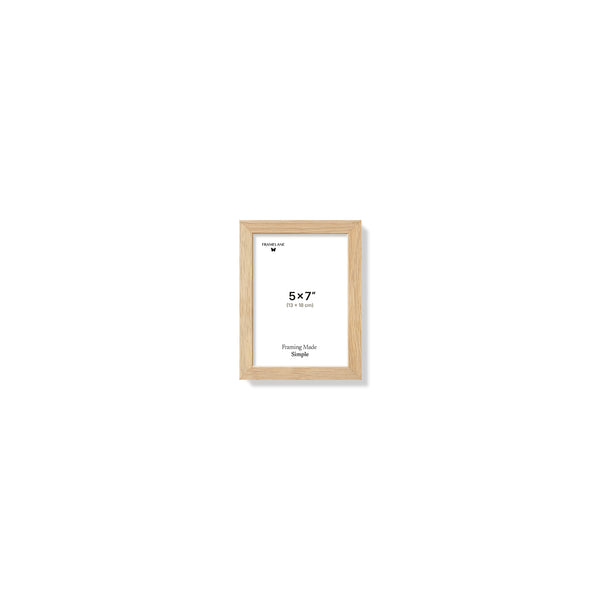 Natural Oak Picture Frame, 5x7 in | 13x18 cm (Test)