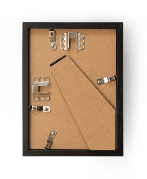 2 Black Oak Frames, 21x29.7 cm (A4),