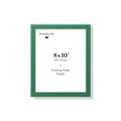 Forest green picture frame 8x10 in, front view