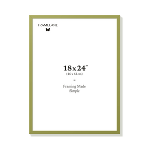 Khaki green picture frame 18x24 in, front view