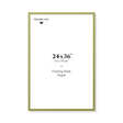 Khaki green picture frame 24x36 in, front view