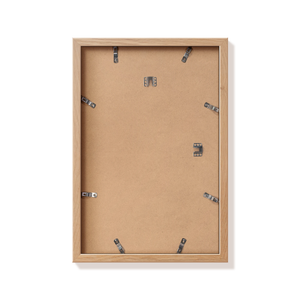 Back of natural oak 12x18 in frame with hanging hardware