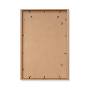 Back of natural oak 24x36 in frame with hanging hardware