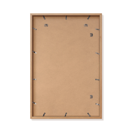 Back of natural oak 24x36 in frame with hanging hardware