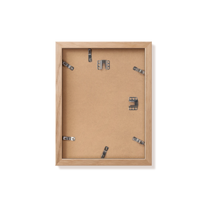 Back of natural oak 9x12 in frame with hanging hardware