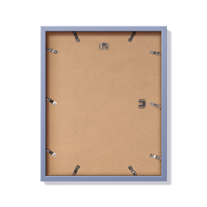 Back of violet 16x20 in frame with hanging hardware