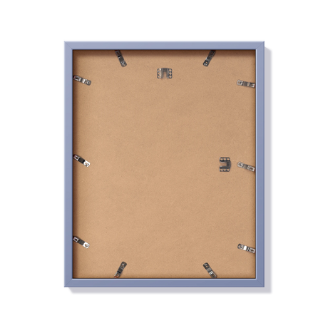 Back of violet 16x20 in frame with hanging hardware