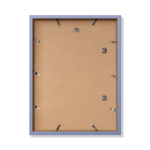 Back of violet 18x24 in frame with hanging hardware