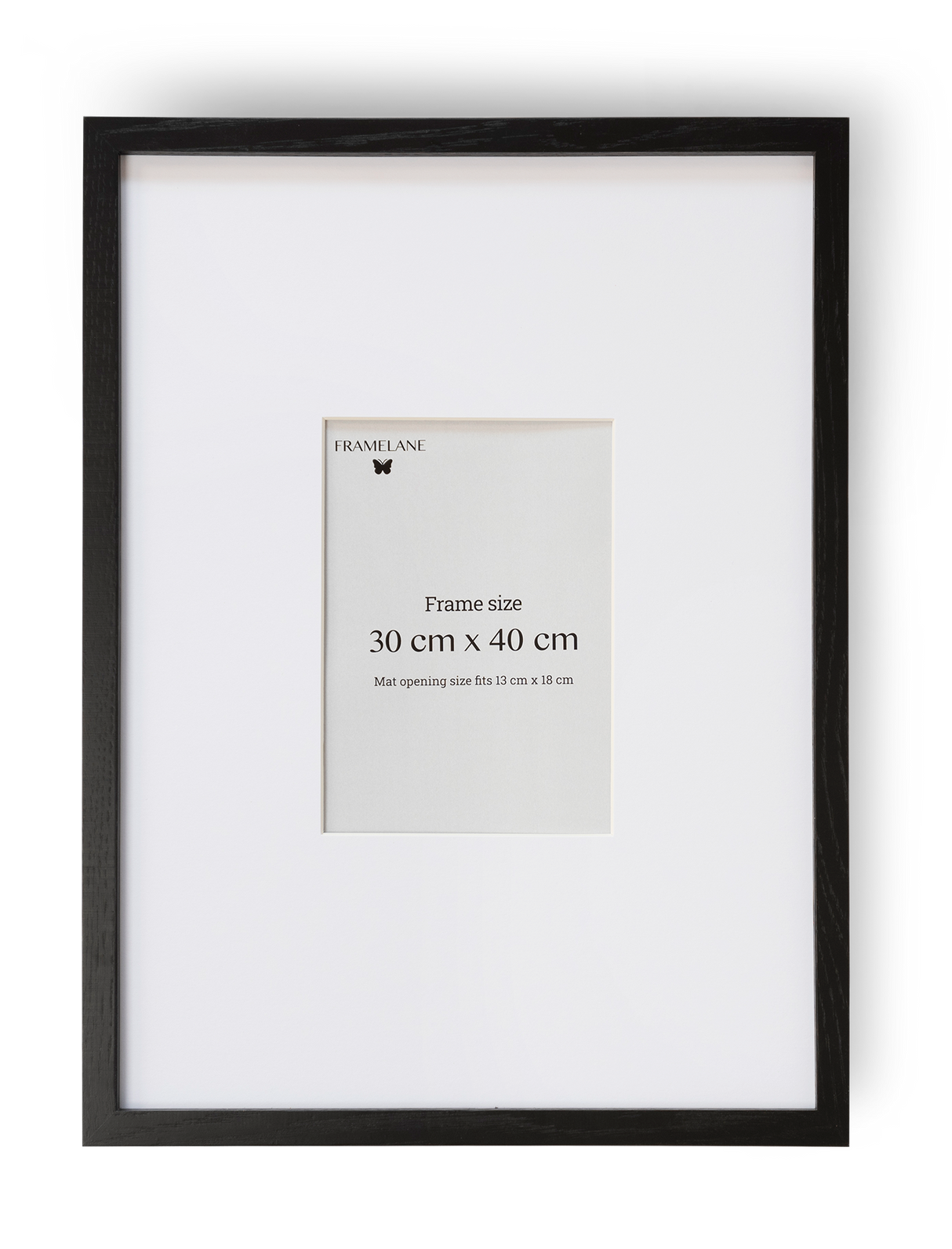 2 Black Oak Frames, 30x40cm