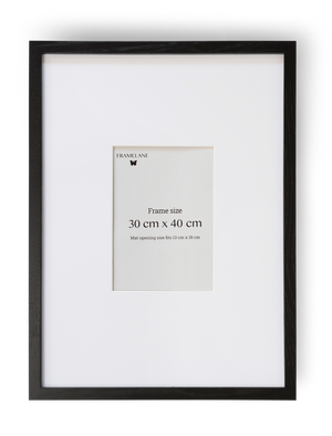 2 Black Oak Frames, 30x40cm