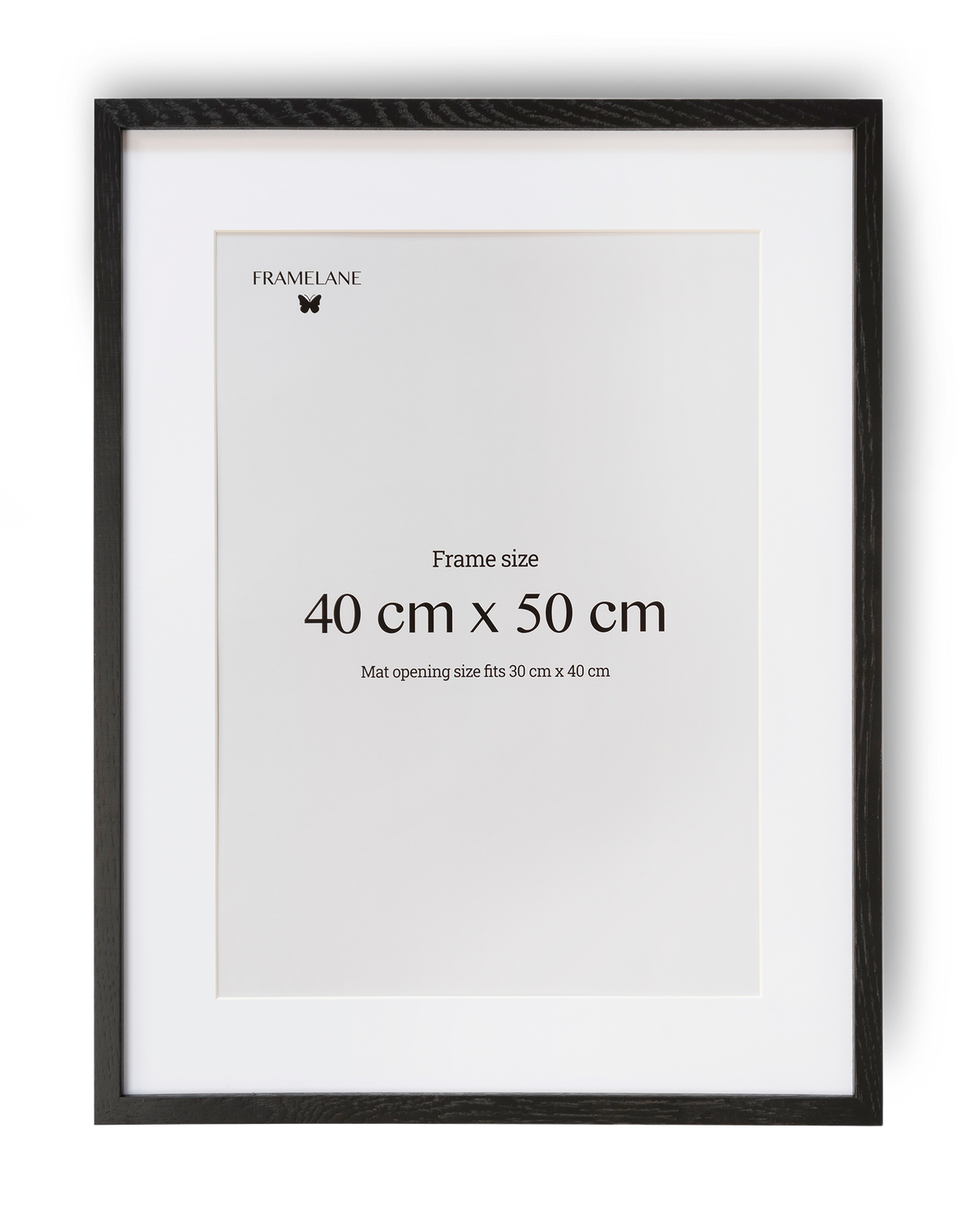 2 Black Oak Frames, 40x50cm