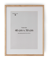 2 Natural Oak Frames, 40x50 cm
