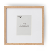 2 Natural Oak Frames, 30x30 cm