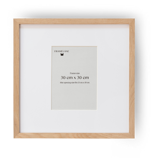 2 Natural Oak Frames, 30x30 cm