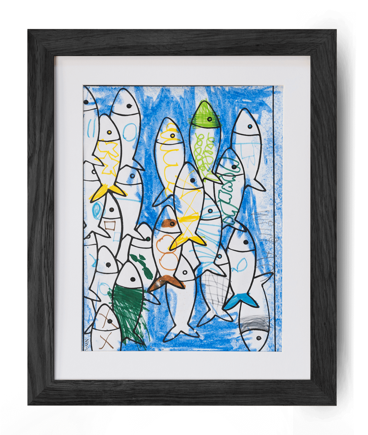 2 Black Oak Kids Art Frames (A4), 21x29.7 cm