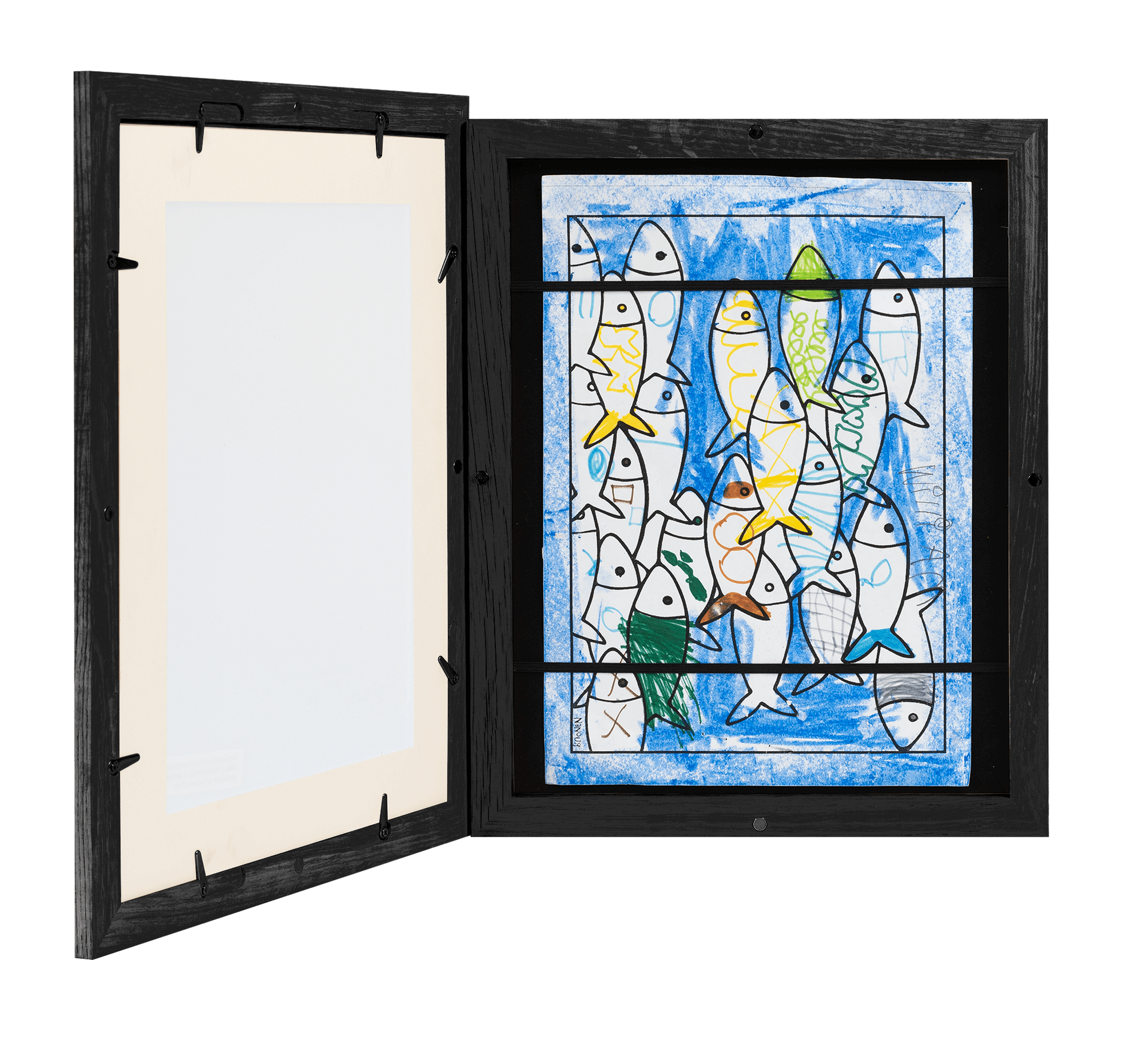 2 Black Oak Kids Art Frames (A4), 21x29.7 cm