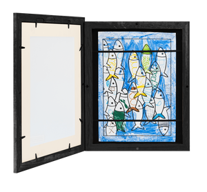 2 Black Oak Kids Art Frames (A4), 21x29.7 cm